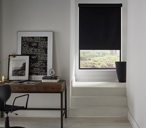 American Blinds: Advantage Blackout Vinyl Roller Shades